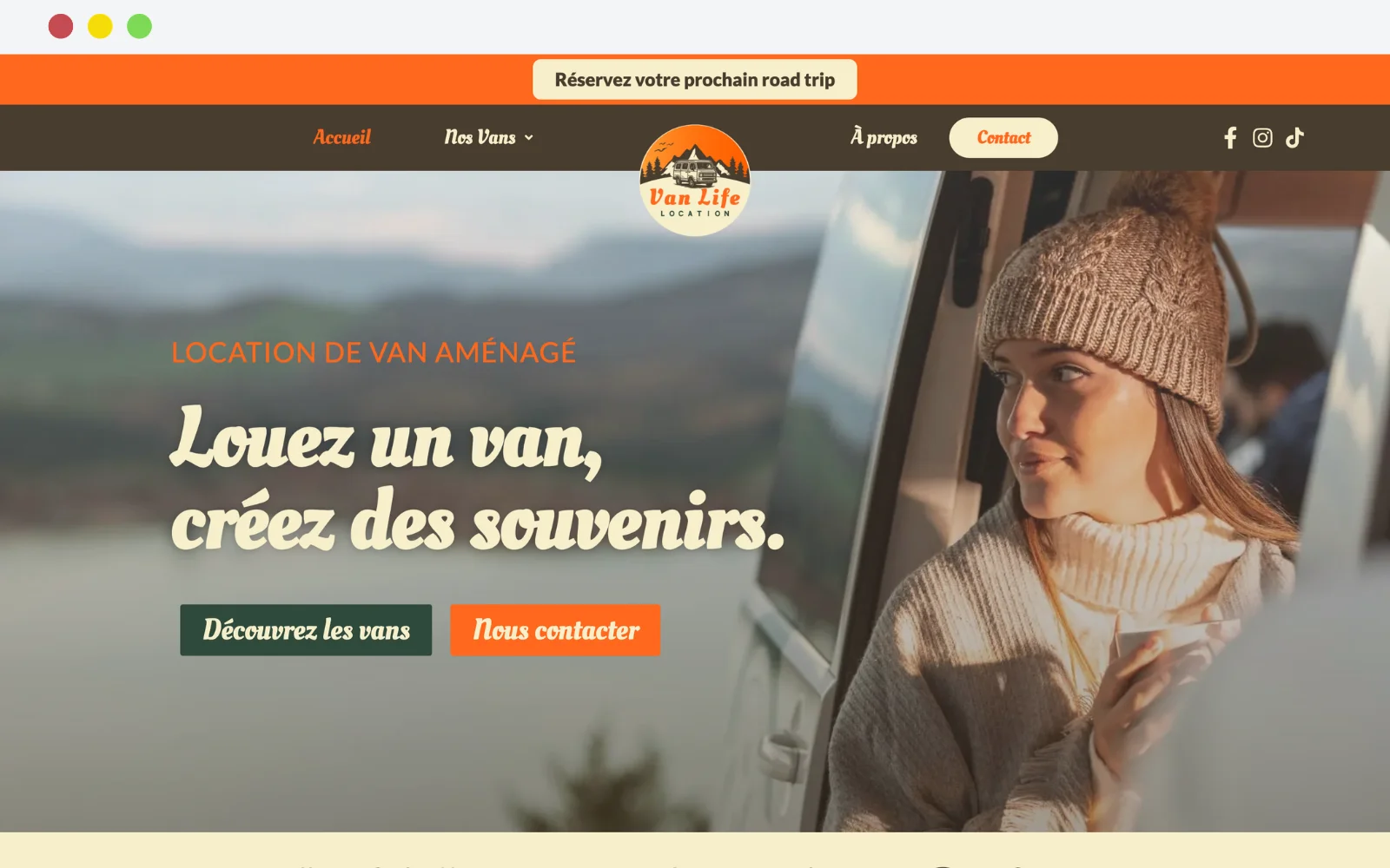 Site internet réalisé par VEM