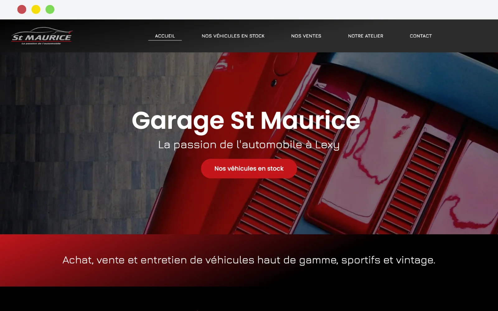 Site internet réalisé par VEM